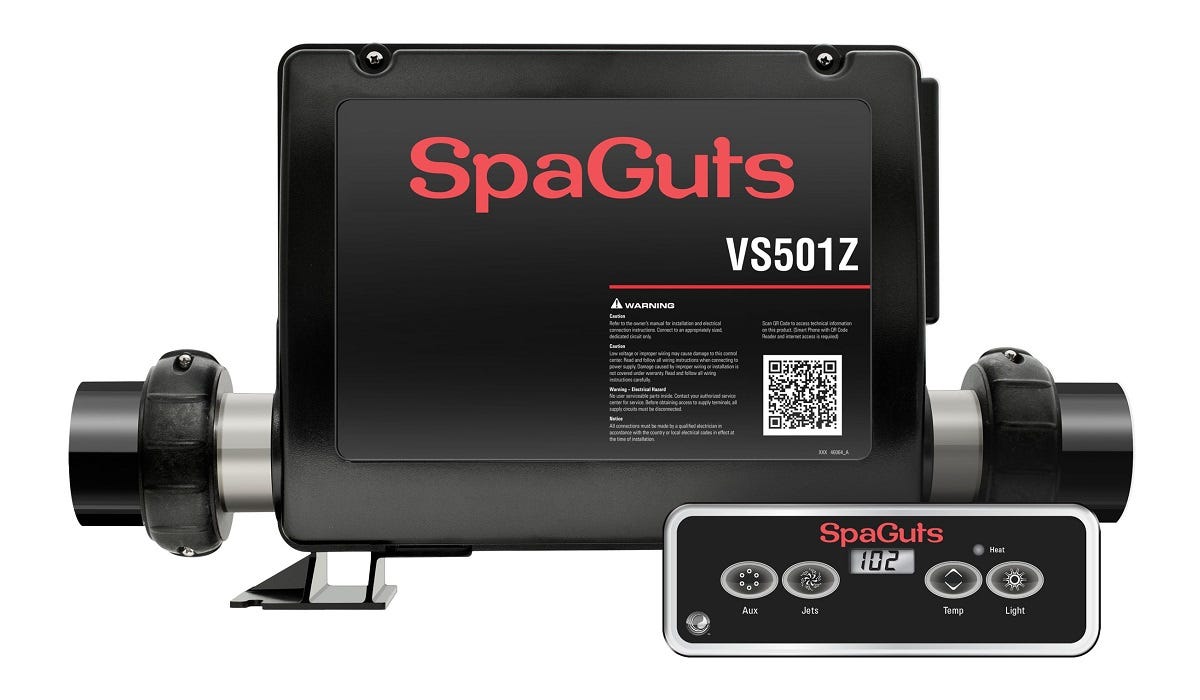 SpaGuts brand SGVS501Z Spa Controller Kit w/ VL401 Topside, 5.5KW, 54801-01 SpaGuts brand SGVS501Z Spa Controller Kit w/ VL401 Topside, 5.5KW, 54801-01